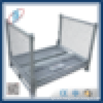 Zinc coated cargo metal storage cage with wheels cart